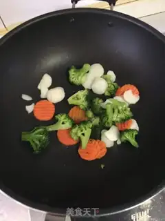 Make Carrot broccoli step 1