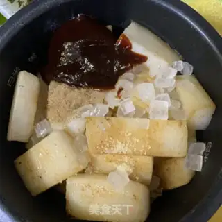 Make The white radish oxen step 1