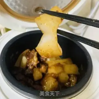 Make The white radish oxen step 4