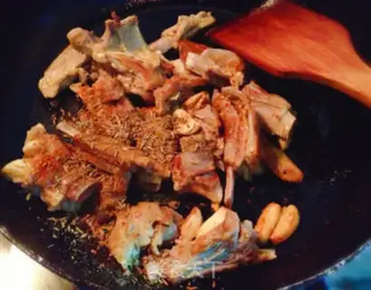 Make Routine lamb chops step 7