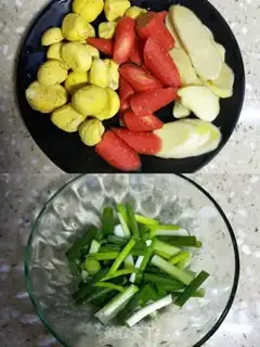 Make Chestnut tea duck step 1