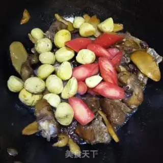 Make Chestnut tea duck step 8