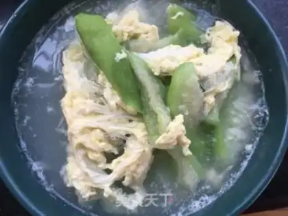 Make Spoon fan egg soup step 12