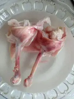 Make Luffy chicken leg step 1