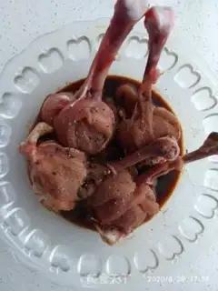 Make Luffy chicken leg step 2