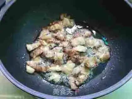 Make Rook and garlic and gravy step 5