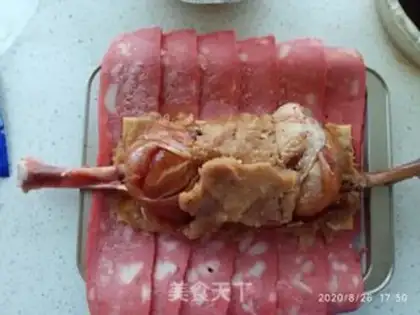 Make Luffy chicken leg step 7
