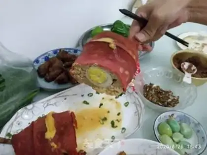 Make Luffy chicken leg step 12