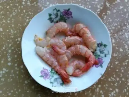 Make Garlic fan steamed shrimp step 0