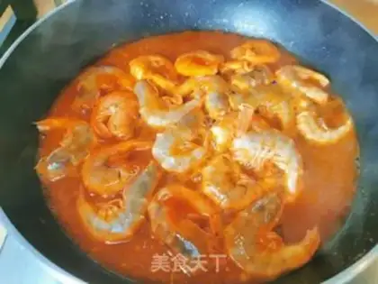 Make Tomato shrimp step 2