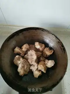 Make Red dry bean horn ribs step 4