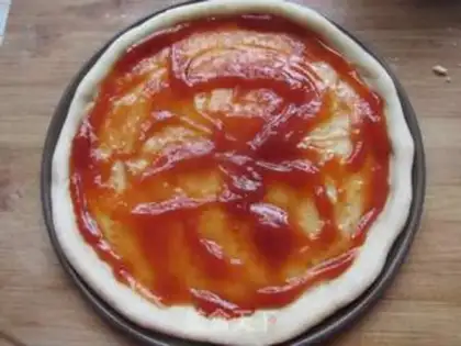 Make Frozen pizza step 3