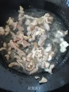 Make Garlic beans step 1