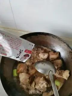 Make Red dry bean horn ribs step 7
