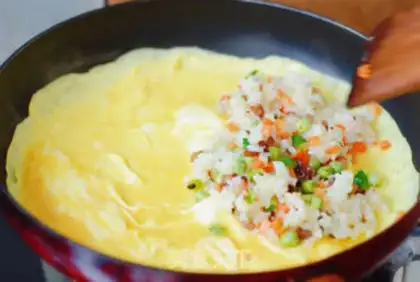 Make Egg bun step 7