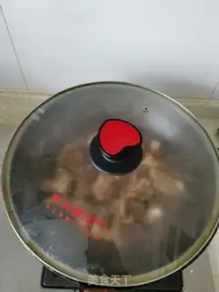 Make Red dry bean horn ribs step 9