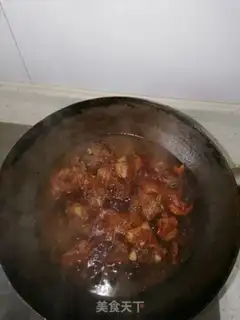 Make Red dry bean horn ribs step 11