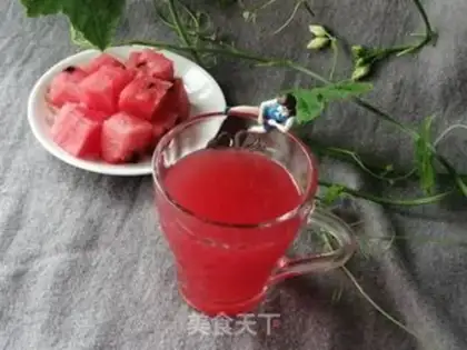 Make Hand over watermelon juice step 5
