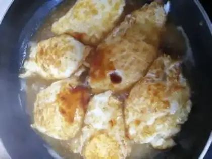Make Meat and eggs step 3
