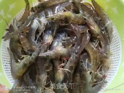 Make Boiled shrimp step 2