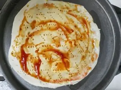 Make Ham pizza step 9