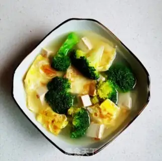 Make Tofu eggs soup step 10