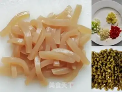 Make Potato with soybeans step 1