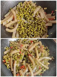 Make Potato with soybeans step 3