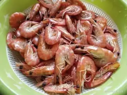 Make Boiled shrimp step 6