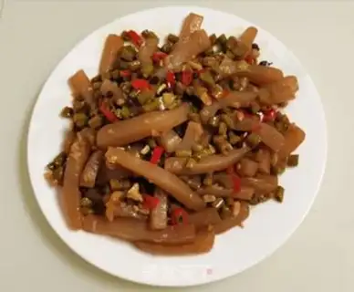 Make Potato with soybeans step 4