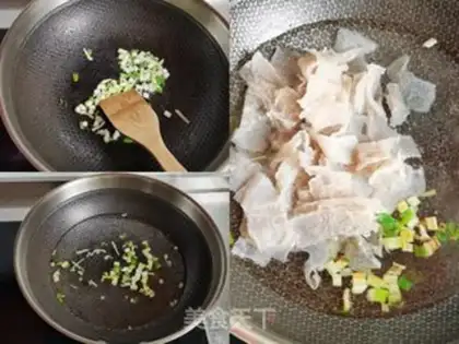 Make Squirty spinach step 1