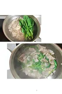 Make Squirty spinach step 2