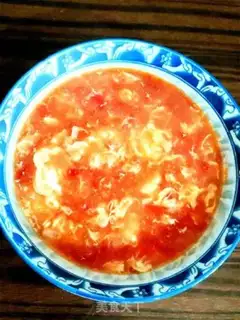 Make Tomato egg soup step 2