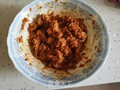 Make Pork pickle dumplings step 1