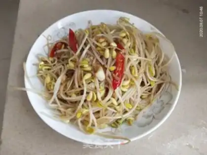 Make Garlic soybeans step 3