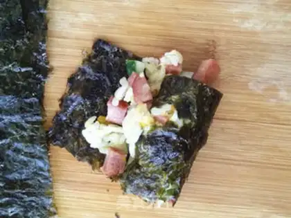 Make Beef intestinal pumpkin rolls step 8