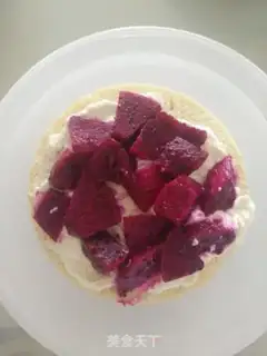 Make Slash the yellow cake step 5