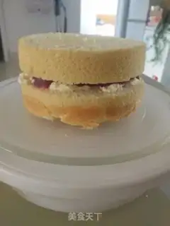 Make Slash the yellow cake step 6