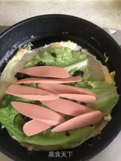 Make Ham omelet step 3