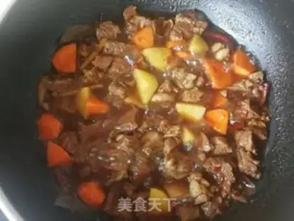 Make Carrot potatoes, ribs step 14