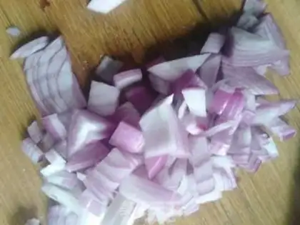 Make Hot cabbage makes meat step 2