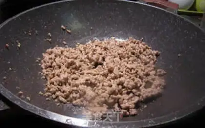 Make Meat meringue beans step 2