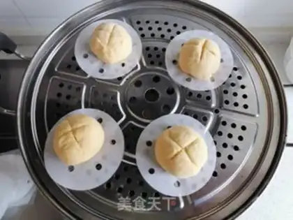 Make Flower buns step 5