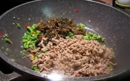 Make Meat meringue beans step 8