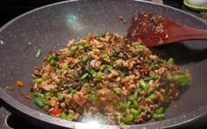 Make Meat meringue beans step 10