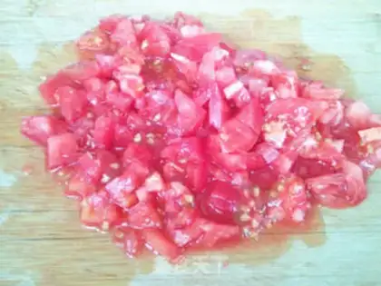 Make Tomato eggcake step 2