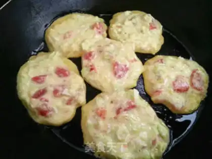Make Tomato eggcake step 6