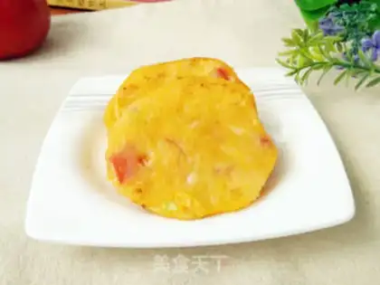 Make Tomato eggcake step 7