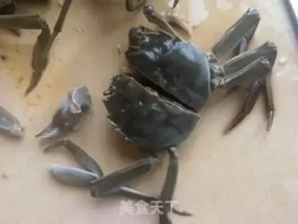 Make Pepper crabs step 1