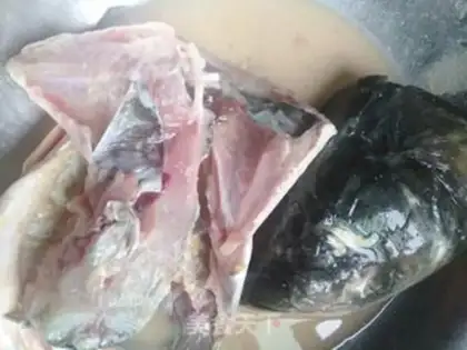 Make Red, fat fish head step 2